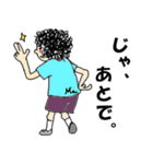 アフロの*meくん*（個別スタンプ：40）