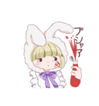 女の子の憂鬱な日常（個別スタンプ：1）