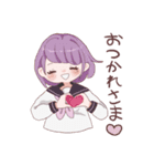 女の子の憂鬱な日常（個別スタンプ：2）