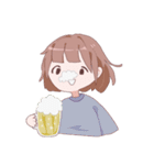 女の子の憂鬱な日常（個別スタンプ：3）