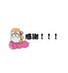 ピンクの雲の仙人（個別スタンプ：16）