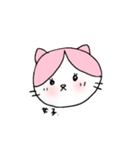 はちわれにゃんこのスタンプ⚫⚪黒白ふて猫（個別スタンプ：17）