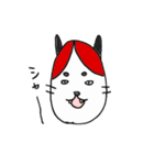 はちわれにゃんこのスタンプ⚫⚪黒白ふて猫（個別スタンプ：28）