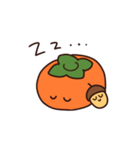 柿＆どんぐり（個別スタンプ：40）