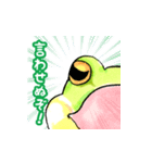 かえる好きさんの目に（個別スタンプ：12）