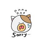 おだやかネコちゃん（個別スタンプ：4）