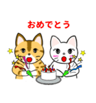 仲良し猫のじん＆はな（個別スタンプ：25）