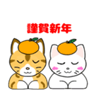仲良し猫のじん＆はな（個別スタンプ：28）