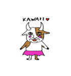 おっさんホルスタイン（個別スタンプ：6）
