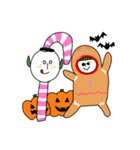 ぴよぴよ夫婦8 halloween /Xmas /年末年始（個別スタンプ：12）