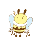 みつばちスズメマーチ（個別スタンプ：4）