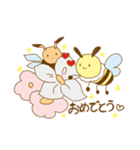 みつばちスズメマーチ（個別スタンプ：15）