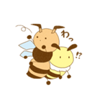 みつばちスズメマーチ（個別スタンプ：21）