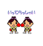 チアダンス部【セーラー服】（個別スタンプ：17）