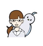 蝶可愛い鳥（個別スタンプ：40）