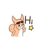 じょんジョンのねことリス（個別スタンプ：7）