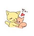 じょんジョンのねことリス（個別スタンプ：33）