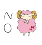 ふわふわひつじ。（個別スタンプ：2）