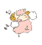 ふわふわひつじ。（個別スタンプ：3）