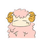 ふわふわひつじ。（個別スタンプ：7）