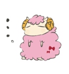 ふわふわひつじ。（個別スタンプ：8）