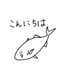 お魚などのスタンプ2（個別スタンプ：1）