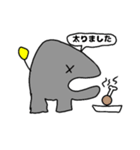 甘噛みカバ君のスタンプ（個別スタンプ：37）