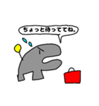 甘噛みカバ君のスタンプ（個別スタンプ：38）