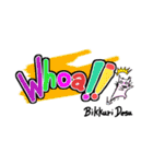 ねこまくらとでか文字（個別スタンプ：5）