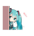 初音ミク【毎日使える丁寧なスタンプ】（個別スタンプ：38）