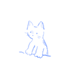 ふわふわ猫と大切な時間（個別スタンプ：5）