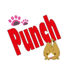 もっちり★まゆげねこ デカ文字ver（個別スタンプ：16）