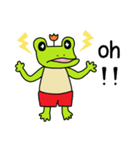 トランクスをはいたカエル～ぷち2～（個別スタンプ：5）