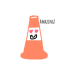三角錐コーン（個別スタンプ：13）