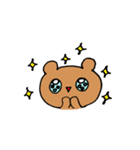 表情豊かなくま（個別スタンプ：1）