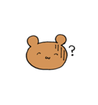 表情豊かなくま（個別スタンプ：9）