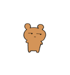 表情豊かなくま（個別スタンプ：10）