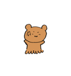表情豊かなくま（個別スタンプ：11）