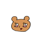 表情豊かなくま（個別スタンプ：15）