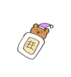 表情豊かなくま（個別スタンプ：17）