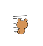 表情豊かなくま（個別スタンプ：19）