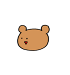 表情豊かなくま（個別スタンプ：24）