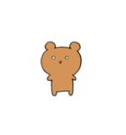表情豊かなくま（個別スタンプ：35）