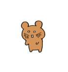 表情豊かなくま（個別スタンプ：36）