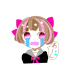 スターな女の子（個別スタンプ：3）