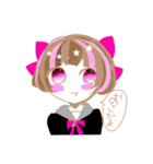 スターな女の子（個別スタンプ：4）