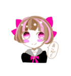 スターな女の子（個別スタンプ：5）