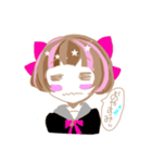 スターな女の子（個別スタンプ：6）