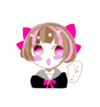 スターな女の子（個別スタンプ：8）