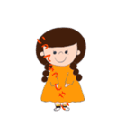 女の子達のほのぼの日常（個別スタンプ：11）